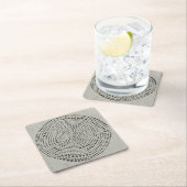 Mythos - Cirkel Vierkante Kartonnen Onderzetter (Insitu)