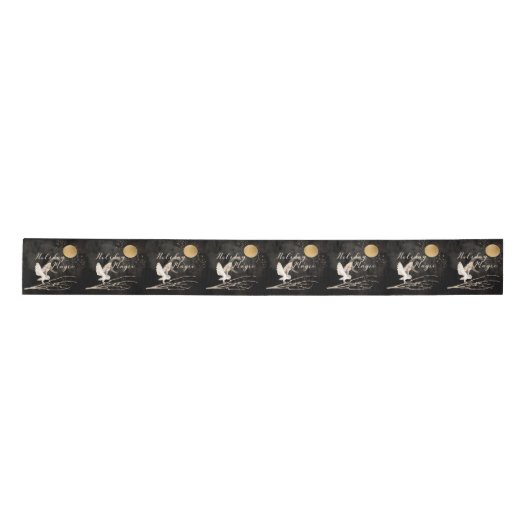 Mytical Owl Holiday Magic Sparkle Moon Lint (Voorkant)