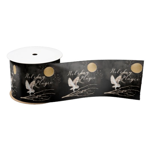Mytical Owl Holiday Magic Sparkle Moon Lint (Spoel)