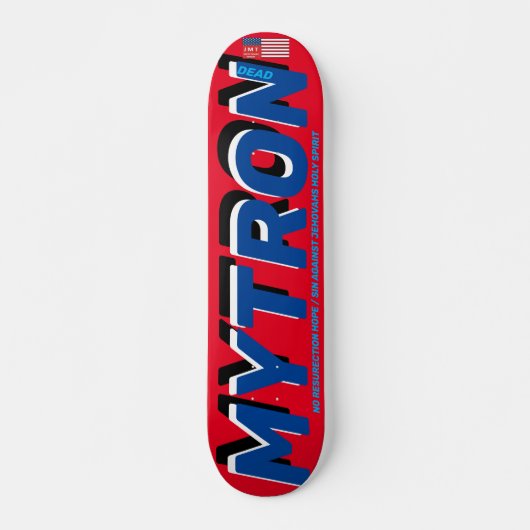 MYTRON Deck de skateboard 7 3/4" DEAD (Devant)