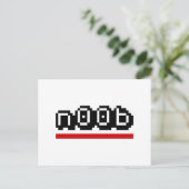 n00b briefkaart (Staand voorkant)