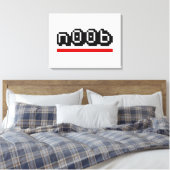 n00b canvas afdruk (Insitu (Slaapkamer))