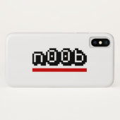 n00b Case-Mate iPhone case (Achterkant (horizontaal))