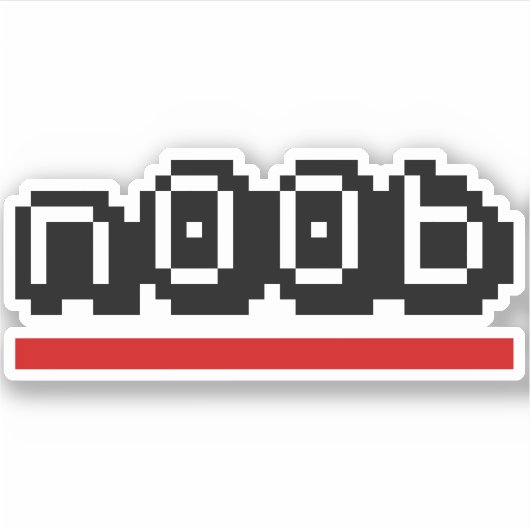 n00b sticker (Voorkant)