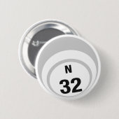 N32 Bingo Ball-toets Ronde Button 5,7 Cm (Voorkant /achterkant)