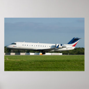 N405SW Skywest Canadair CRJ-200ER Poster