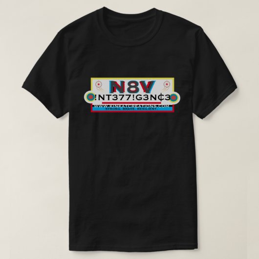N8V !NT377!G3NC3 T-shirt (Design voorkant)