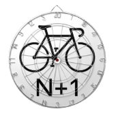 N+1 Bike Dartbord (Voorkant)