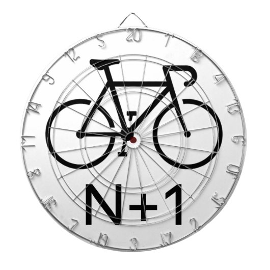 N+1 Bike Dartbord (Voorkant)