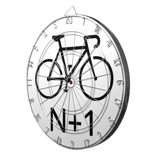 N+1 Bike Dartbord (Voorkant Rechts)