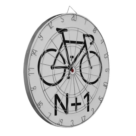 N+1 Bike Dartbord (Voorkant Links)