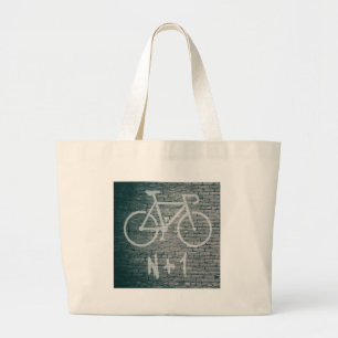N+1 Bike Graffiti Grote Tote Bag