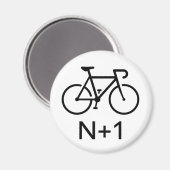 N+1 Bike Magneet (Voorkant / Achterkant)
