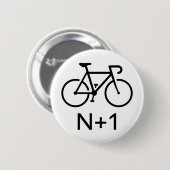 N+1 Bike Ronde Button 5,7 Cm (Voorkant /achterkant)