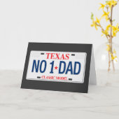 N° 1 Carte de Fête des pères papa (Fleur jaune)