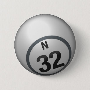 N 32 bingo-knop ronde button 5,7 cm