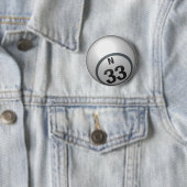 N 33 bingo ronde button 5,7 cm (In situ)