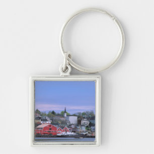 N.A. Canada, Nova Scotia. Een zicht op Lunenburg,  Sleutelhanger
