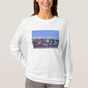 N.A. Canada, Nova Scotia. Een zicht op Lunenburg, T-shirt