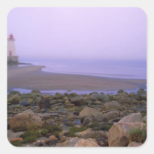N.A. Canada, Nova Scotia, Shelburne County. Vierkante Sticker