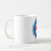 N.A.P.E. Tasse de blanc de logo (Gauche)