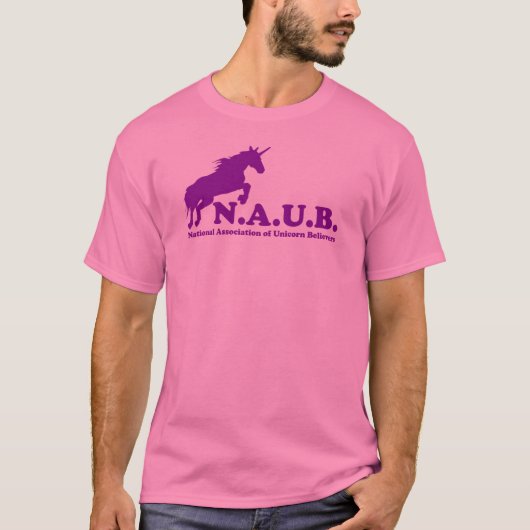 N.A.U.B. Unicorn Believers T-shirt (Voorkant)