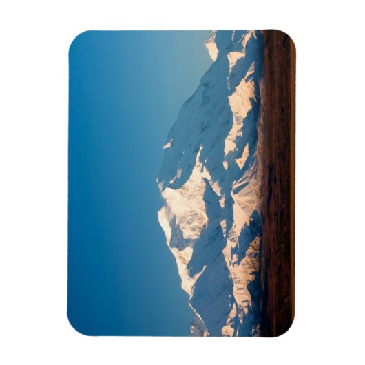 N.A., Verenigde Staten, Alaska. McKinley in Denali Magneet (Verticaal)
