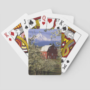 N.A., VS, Oregon, Hood River County. Rood Pokerkaarten