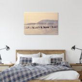 N.A., VS, Washington, San Juan Islands Orca Canvas Afdruk (Insitu (Slaapkamer))