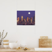 N.A., VS, Washington, Seattle Seattle skyline Poster (Keuken)