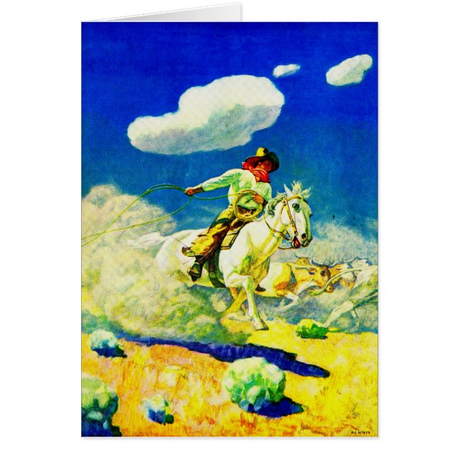 N.C. Wyeth cowboy (Devant)