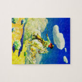 N. C. Wyeth cowboy Legpuzzel (Horizontaal)
