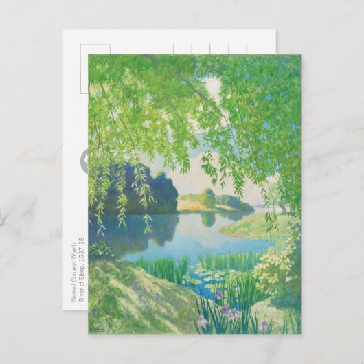 N.C. Wyeth River of Sleep CC0623 Briefkaart (Voorkant / Achterkant)