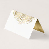 N° de tableau Carte Place Ornate Gold Mandala (Dos)