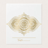 N° de tableau Carte Place Ornate Gold Mandala (Extérieur déplié)