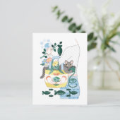 N・ECOBAG (remake) Briefkaart (Staand voorkant)