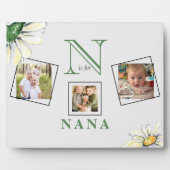 N est pour Nana 3 Photo Collage Plaque (Devant)