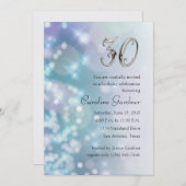 N° Invitation Anniversaire Lumières (Devant / Derrière)