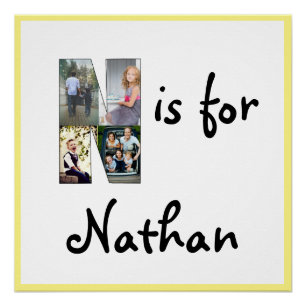 N is voor Naam Perfect Poster