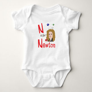 N is voor Newton Cute Physics & science Design Romper