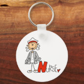 N is voor verpleegster sleutelhanger (Voorkant)