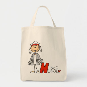 N is voor verpleegster tote bag