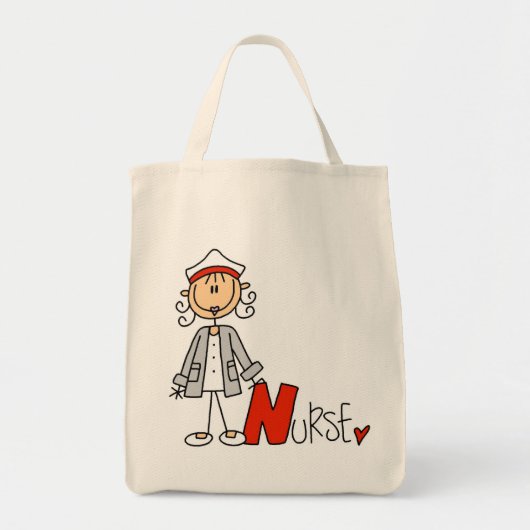 N is voor verpleegster tote bag (Voorkant)