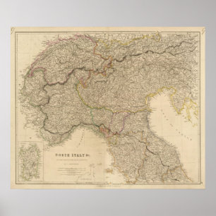 N Italië, Alps Poster