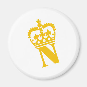 N - letter - naam magneet