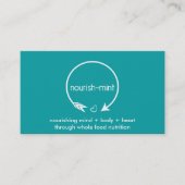 n-m Visitekaartje vast Blauwgroen (Voorkant)