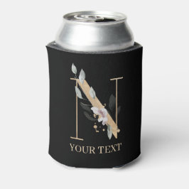 N Monogram Floral Aangepast Blikjeskoeler