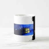 N Monogramme Tasse de granulation typographique (Centre)