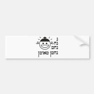 N Na Nach Nachma Nachman Meuman Bumpersticker