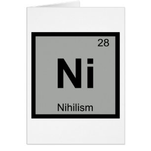 N - Nihilisme Philosophie Chimie Tableau Périodiqu